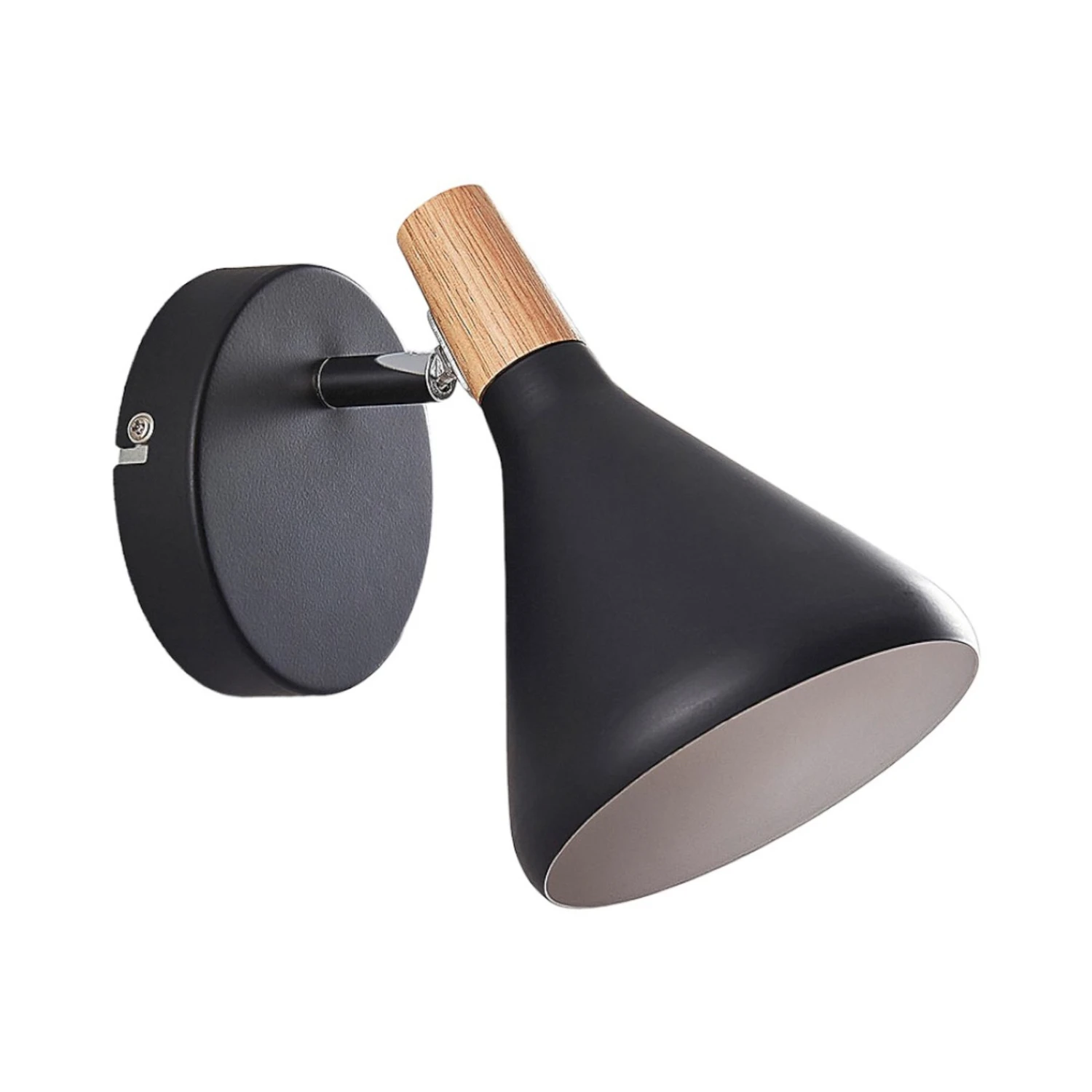 Wandleuchte Arina, Schwarz, 1-flammig 4 Wandleuchte Arina, Schwarz, 1-flammig – Bild 2