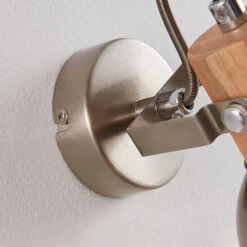 Wand- Und Deckenspot Dennis Mit Holzdetail -Heimbeleuchtung 9621816 6