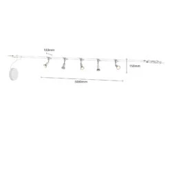 Seilsystem Rope Mit Strahlern, Fünfflammig -Heimbeleuchtung 9624127 6