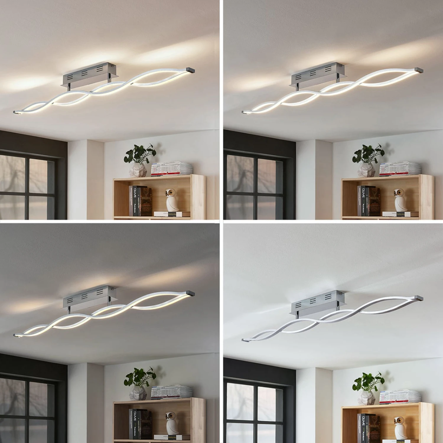 Lucande LED-Deckenlampe Roan, Wellenförmig 7 Lucande LED-Deckenlampe Roan, Wellenförmig – Bild 5