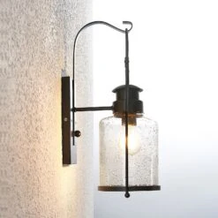 Lindby Rozalie Wandleuchte, Laterne, Schwarz -Heimbeleuchtung 9624813 4