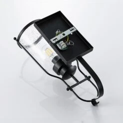 Lindby Rozalie Wandleuchte, Laterne, Schwarz -Heimbeleuchtung 9624813 8