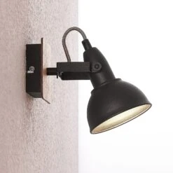 Lindby Aylis Spot, Schwarz, Holz, Einflammig 15 Lindby Aylis Spot, Schwarz, Holz, Einflammig -Heimbeleuchtung 9626216 4