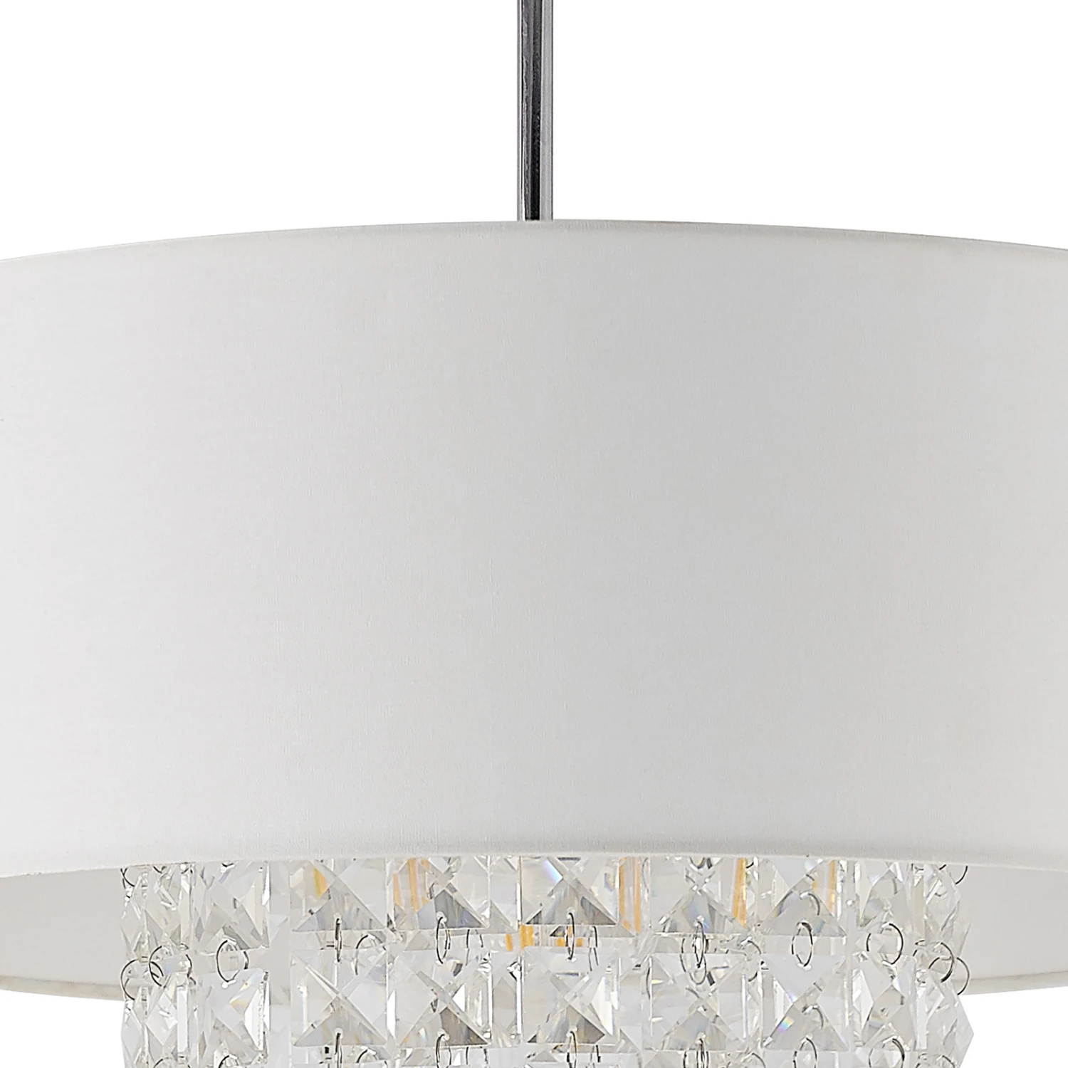 Lindby Estera Deckenleuchte Mit Behang, Weiß 10 Lindby Estera Deckenleuchte Mit Behang, Weiß – Bild 8