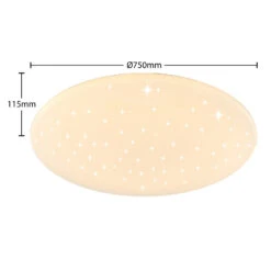 Lindby Wedja LED-Deckenleuchte, Ø 75 Cm -Heimbeleuchtung 9627609 4