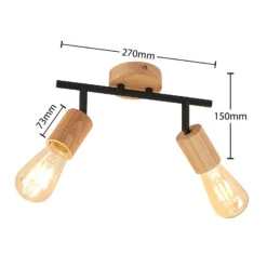 Lindby Magniva Deckenstrahler, Zweiflammig 14 Lindby Magniva Deckenstrahler, Zweiflammig -Heimbeleuchtung 9627846 3