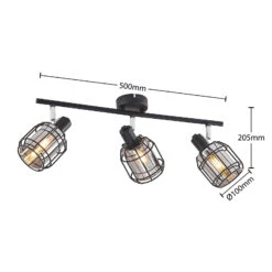 Lindby Sifala Deckenstrahler, Rauchglas, 3-flammig -Heimbeleuchtung 9628074 4