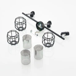 Lindby Sifala Deckenstrahler, Rauchglas, 3-flammig -Heimbeleuchtung 9628074 8