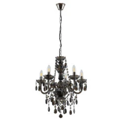 Lindby Spirou Kronleuchter Aus Acryl, Rauchgrau 13 Lindby Spirou Kronleuchter Aus Acryl, Rauchgrau -Heimbeleuchtung 9628507 2