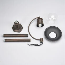 Rostfarbene Wegeleuchte Eddie, IP44 -Heimbeleuchtung 9630003 7