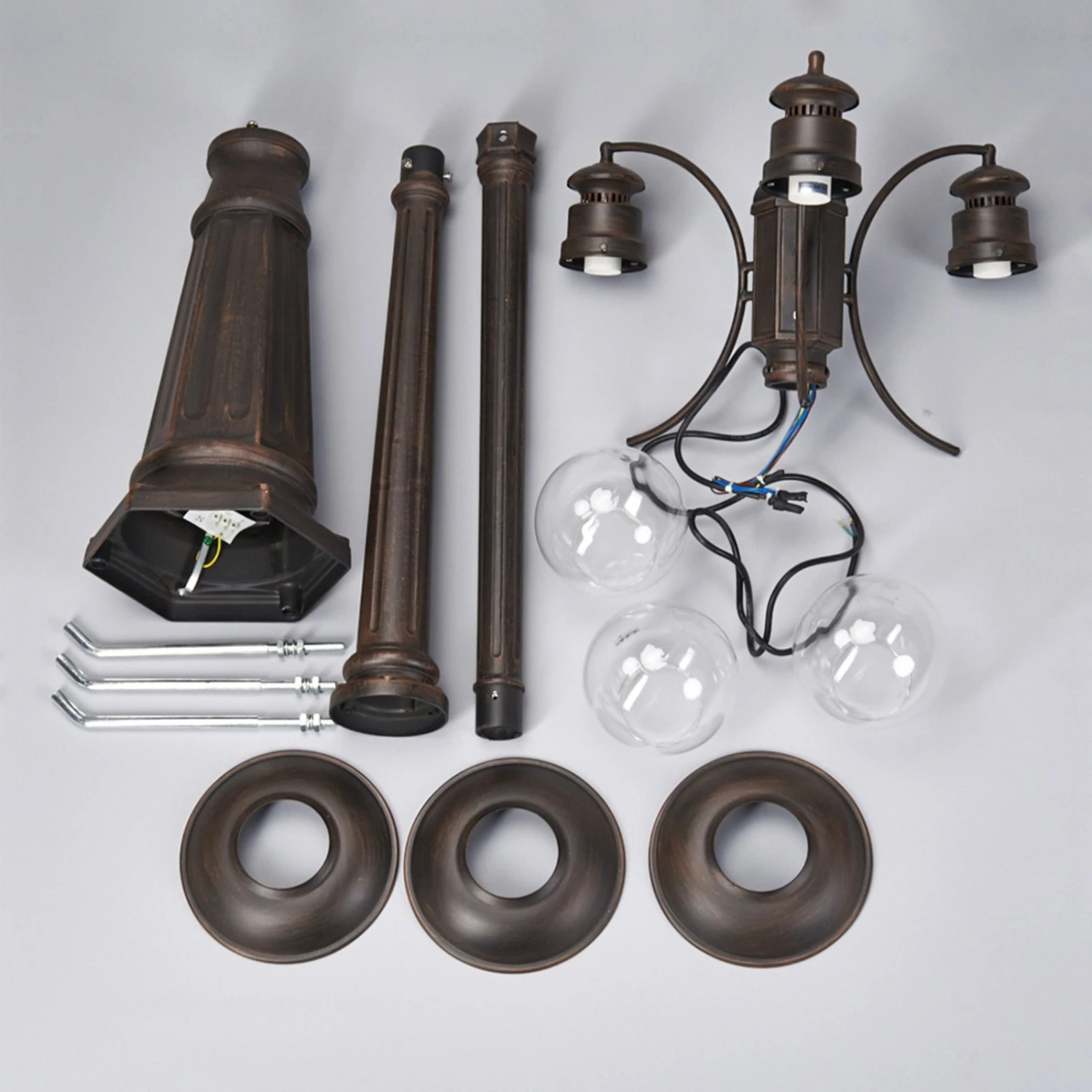 Dreiflammiger Kandelaber Eddie, IP44 10 Dreiflammiger Kandelaber Eddie, IP44 – Bild 8