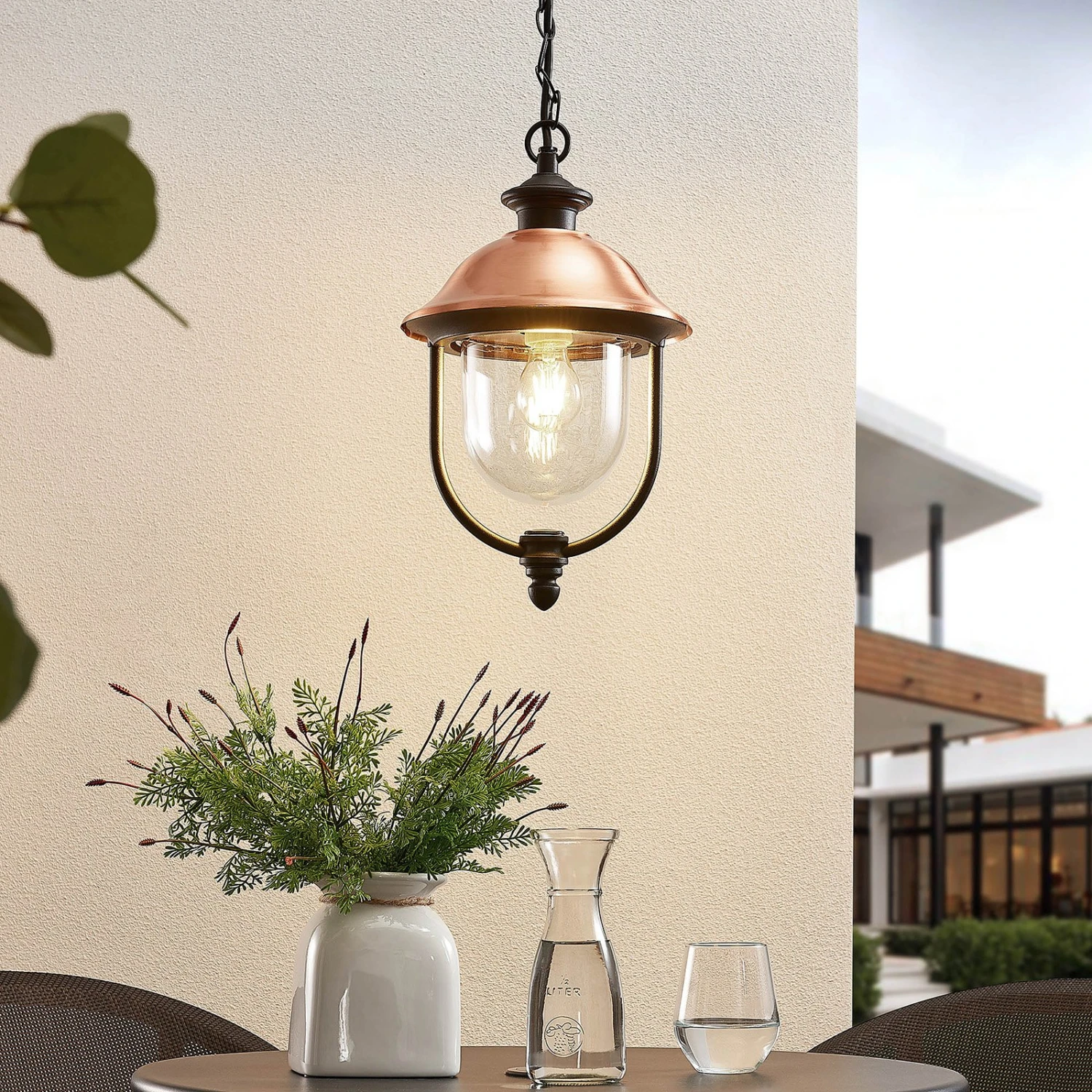 Lindby Clint Außenhängeleuchte 4 Lindby Clint Außenhängeleuchte – Bild 2