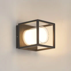 Lindby Heiderose LED-Außenwandleuchte -Heimbeleuchtung 9647121 3