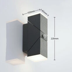 LED-Außenwandleuchte Sally, 2-flammig Mit Sensor -Heimbeleuchtung 9932008 4