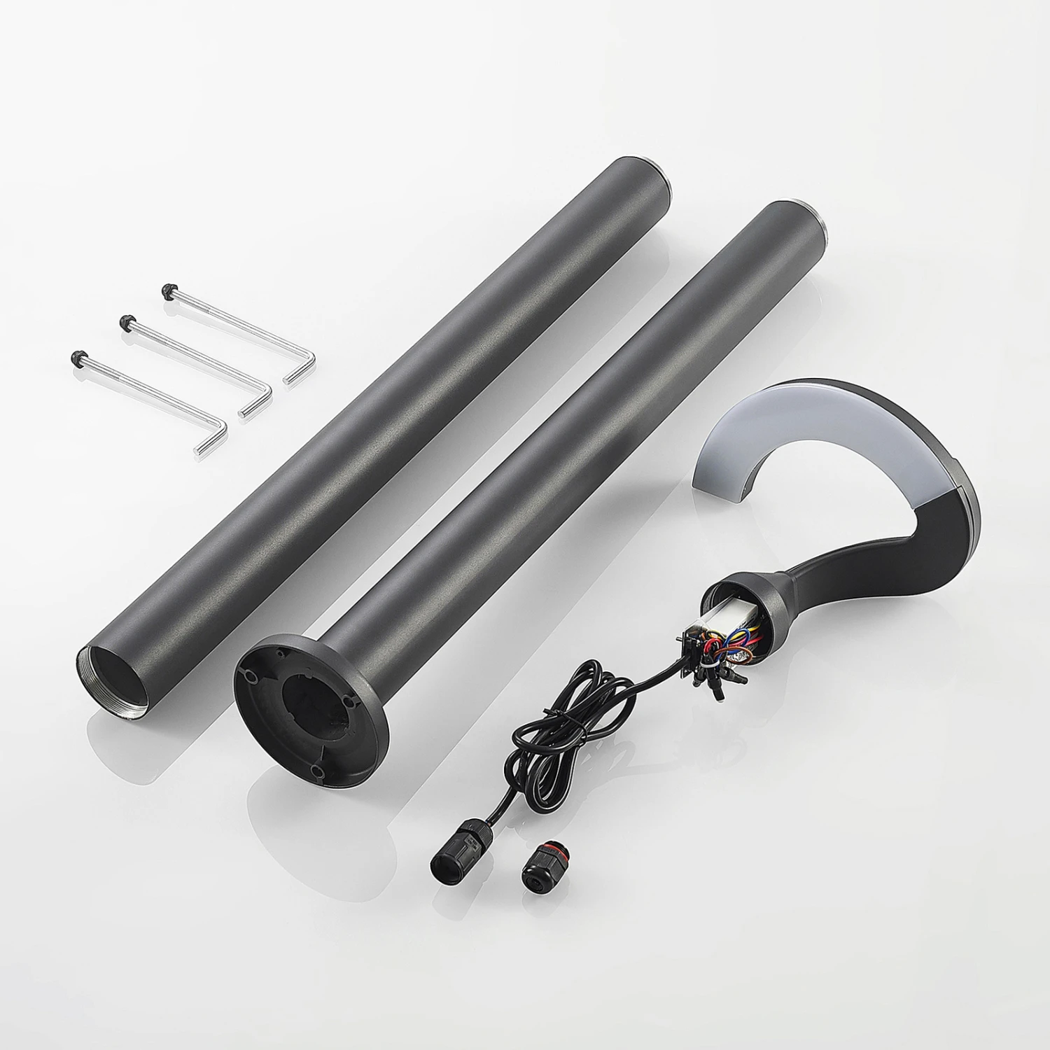 Lindby Keily LED-Mastleuchte, Halbkreis 11 Lindby Keily LED-Mastleuchte, Halbkreis – Bild 9