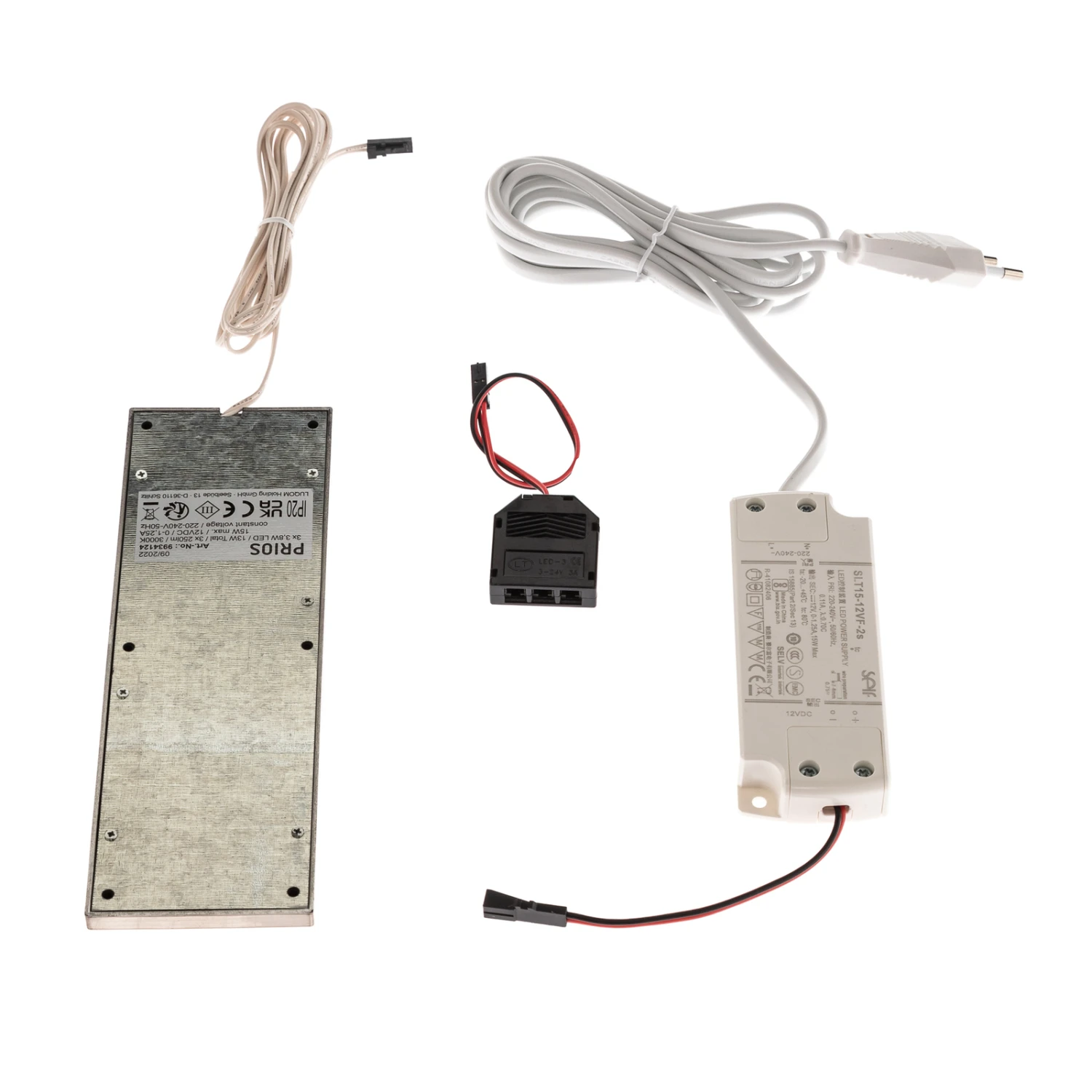 Prios Juska LED-Unterbauleuchte Edelstahl 3 Stück 8 Prios Juska LED-Unterbauleuchte Edelstahl 3 Stück – Bild 6