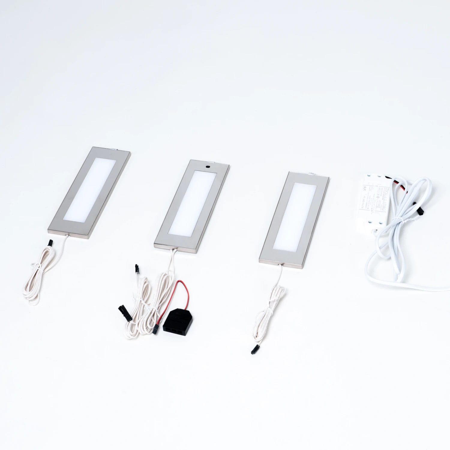 Prios Juska LED-Unterbauleuchte Edelstahl 3 Stück 10 Prios Juska LED-Unterbauleuchte Edelstahl 3 Stück – Bild 8