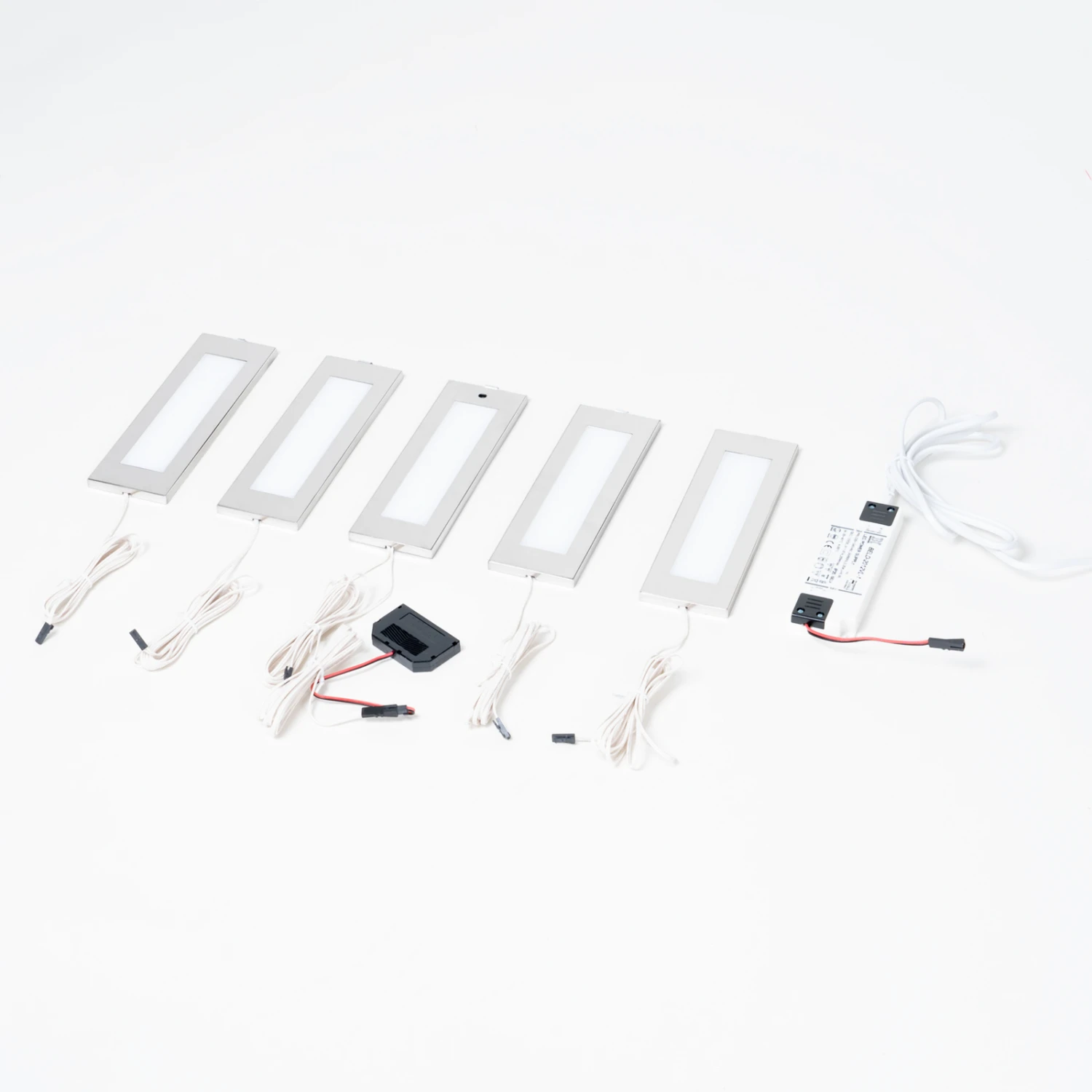 Prios Juska LED-Unterbauleuchte Edelstahl 5 Stück 10 Prios Juska LED-Unterbauleuchte Edelstahl 5 Stück – Bild 8