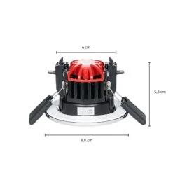 Arcchio Elmon LED-Einbauleuchte, IP65, Chrom -Heimbeleuchtung 9934191 5