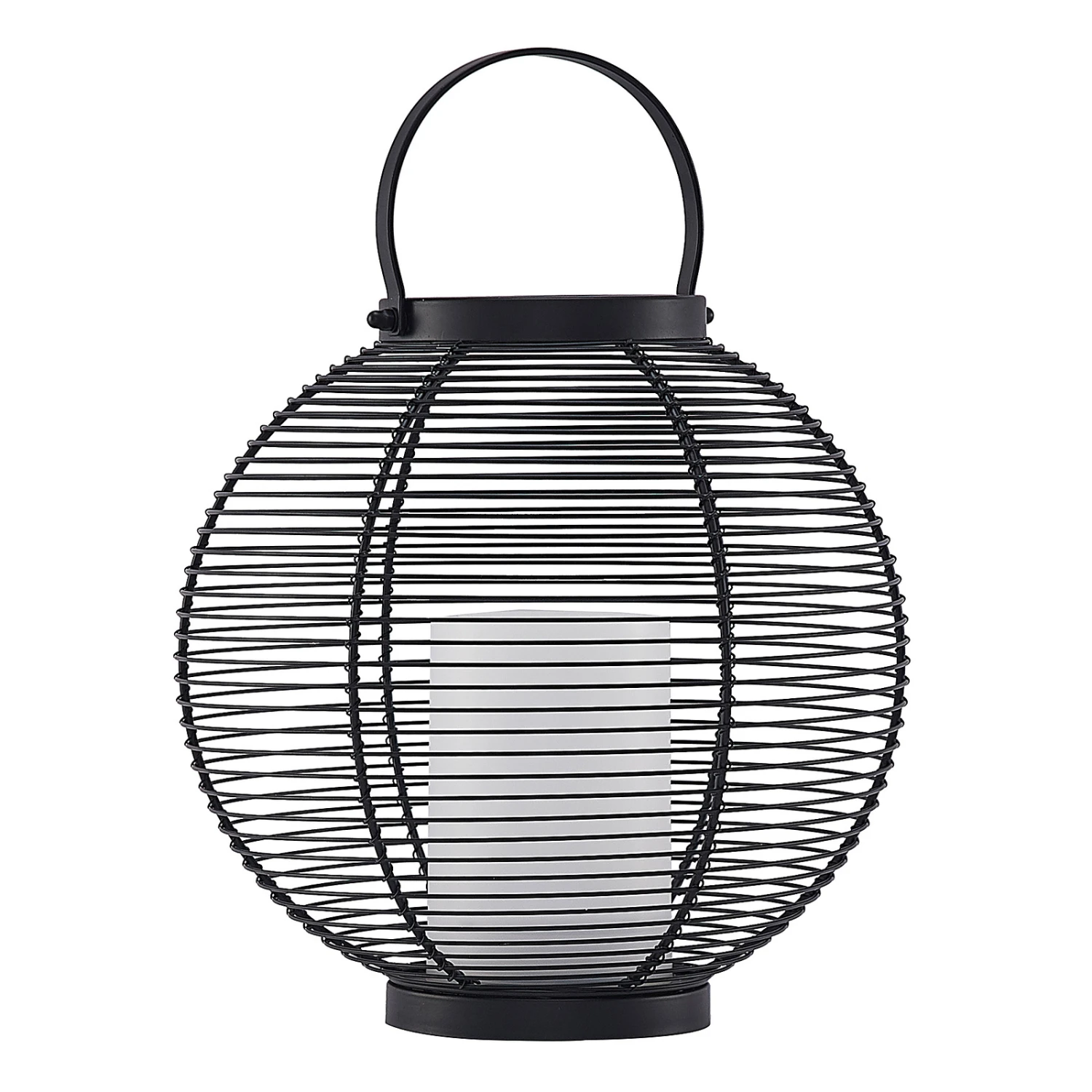 Lindby Mairuna LED-Solar-Laterne, Schwarz, 30,8 Cm 5 Lindby Mairuna LED-Solar-Laterne, Schwarz, 30,8 Cm – Bild 3