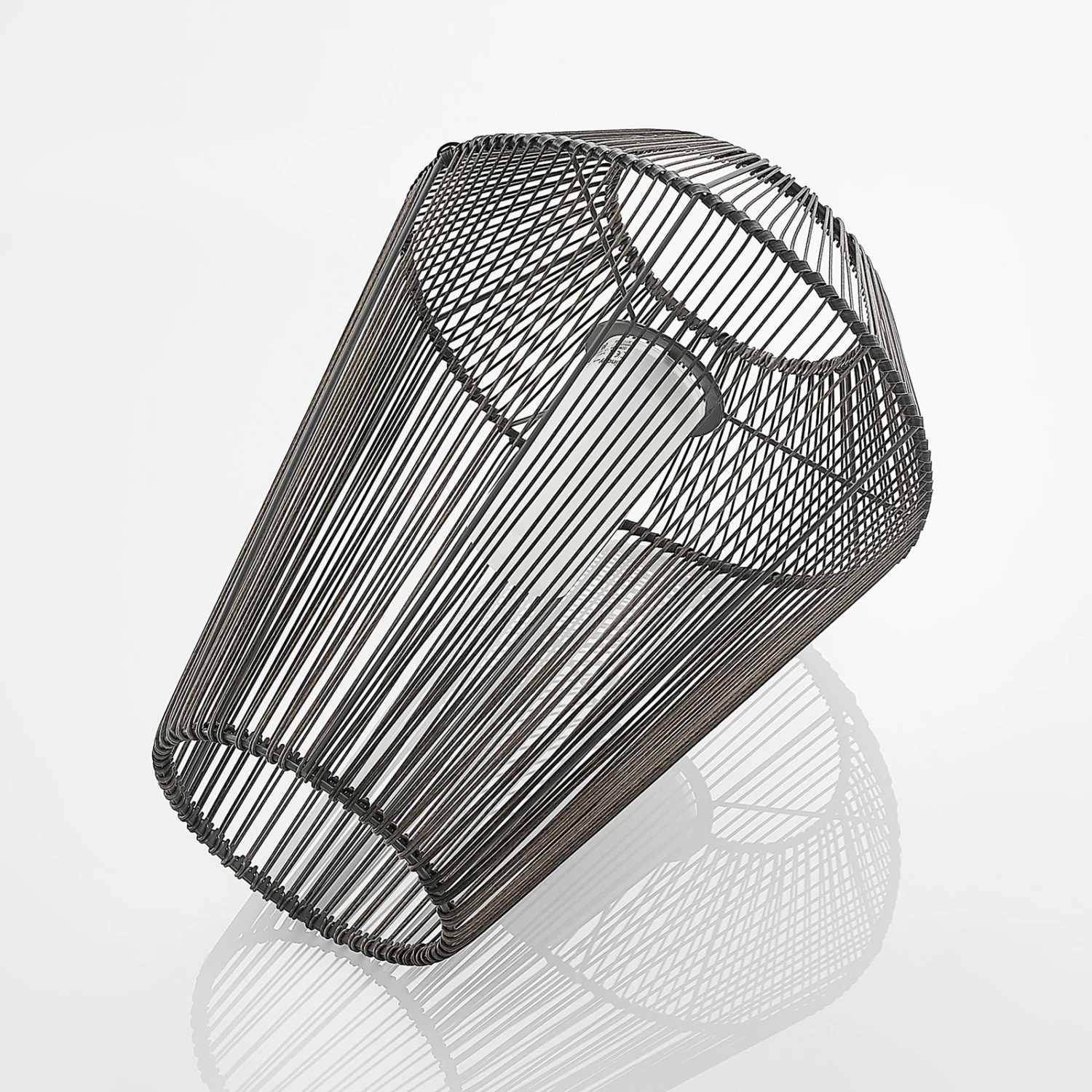 Lindby Kaati LED-Solar-Laterne, Rattanoptik, 37 Cm 10 Lindby Kaati LED-Solar-Laterne, Rattanoptik, 37 Cm – Bild 8