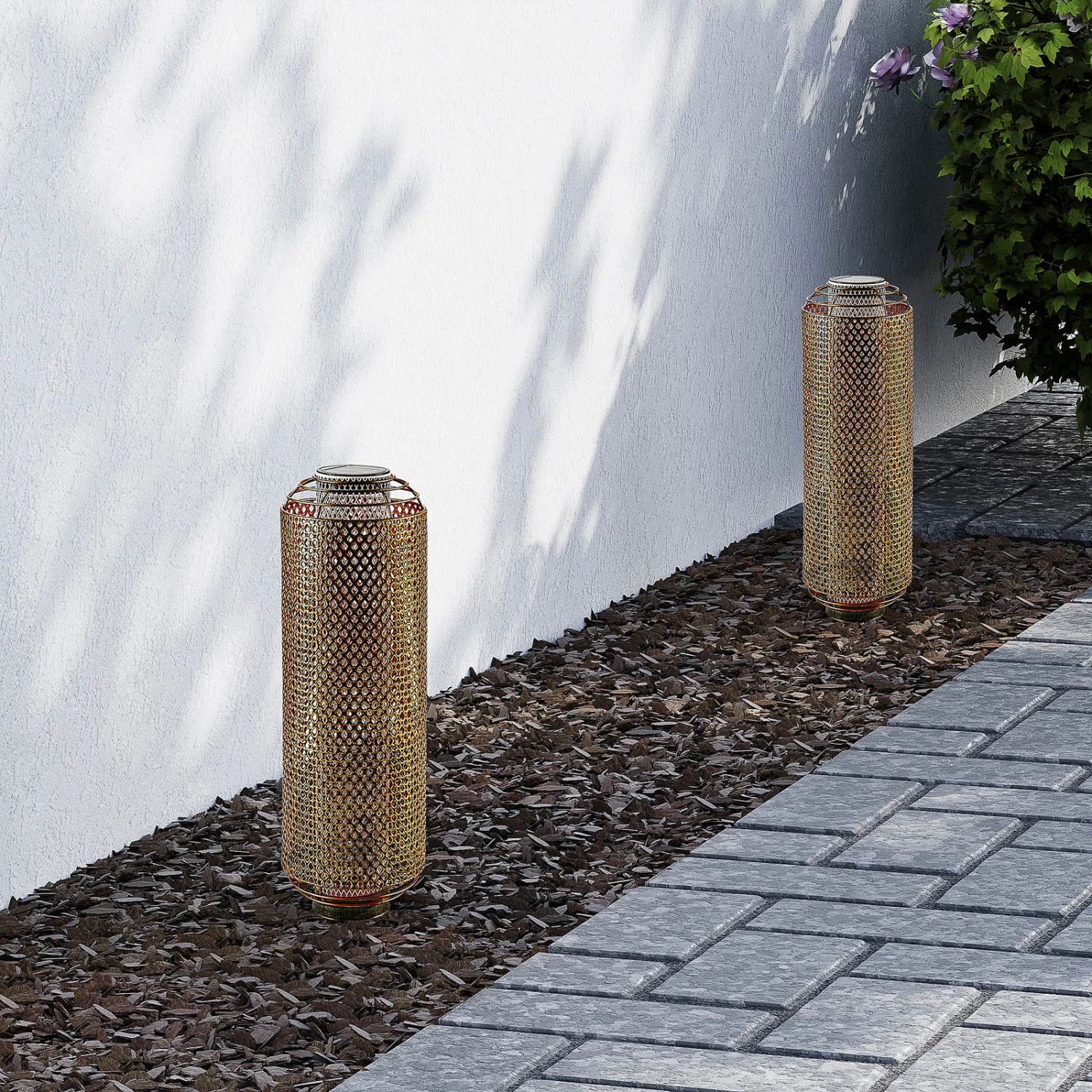 Lindby Vetle LED-Solar-Dekoleuchte, 50 Cm 5 Lindby Vetle LED-Solar-Dekoleuchte, 50 Cm – Bild 3