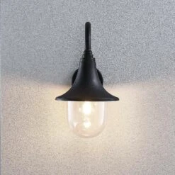Außenwandlampe Nalevi, Gebogen, Schwarz 14 Außenwandlampe Nalevi, Gebogen, Schwarz -Heimbeleuchtung 9949040 3