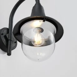 Außenwandlampe Nalevi, Gebogen, Schwarz 17 Außenwandlampe Nalevi, Gebogen, Schwarz -Heimbeleuchtung 9949040 6