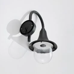 Außenwandlampe Nalevi, Gebogen, Schwarz 19 Außenwandlampe Nalevi, Gebogen, Schwarz -Heimbeleuchtung 9949040 8