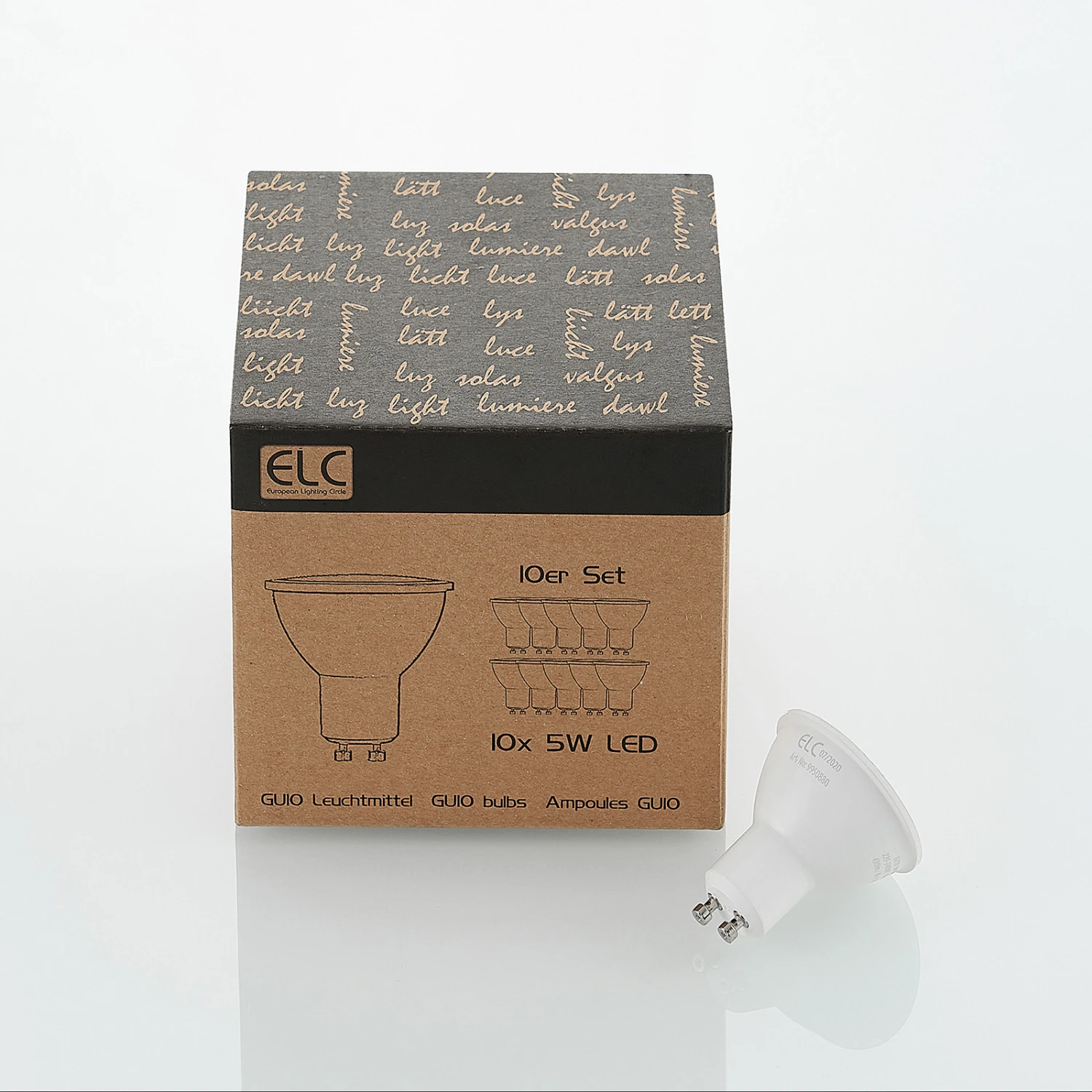 ELC LED-Reflektor GU10 5W 10er-Pack 2.700K 120° 10 ELC LED-Reflektor GU10 5W 10er-Pack 2.700K 120° – Bild 8