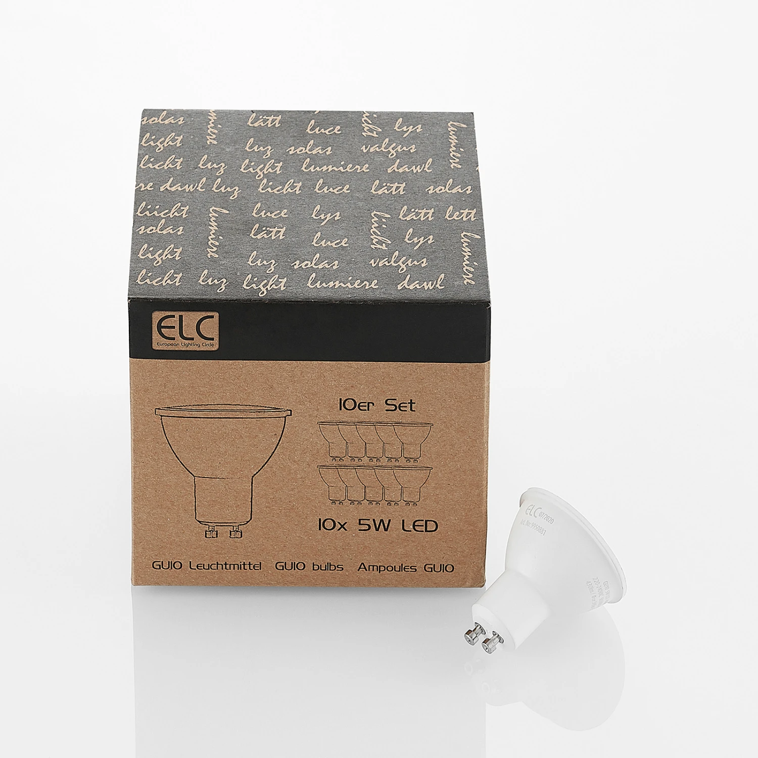ELC LED-Reflektor GU10 5W 10er-Pack 4.000K 120° 10 ELC LED-Reflektor GU10 5W 10er-Pack 4.000K 120° – Bild 8