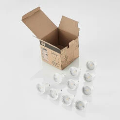 ELC LED-Reflektor GU10 5W 10er-Pack 4.000K 120° 19 ELC LED-Reflektor GU10 5W 10er-Pack 4.000K 120° -Heimbeleuchtung 9950881 8