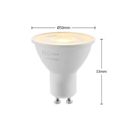 ELC LED-Reflektor GU10 5W 10er-Pack 2.700K 36° -Heimbeleuchtung 9950888 6