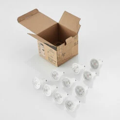 ELC LED-Reflektor GU10 5W 10er-Pack 2.700K 36° -Heimbeleuchtung 9950888 8