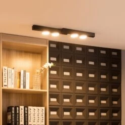 Lucande Kellino Deckenleuchte, 4-flammig, Schwarz -Heimbeleuchtung 9951111 2