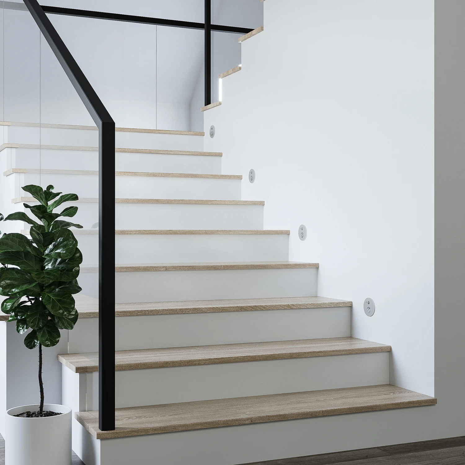 Arcchio Neru LED-Einbaulampe, Sensor, Rund, Silber 5 Arcchio Neru LED-Einbaulampe, Sensor, Rund, Silber – Bild 3