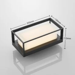 Lucande Ronida LED-Außenwandlampe, Eckig -Heimbeleuchtung 9969159 3