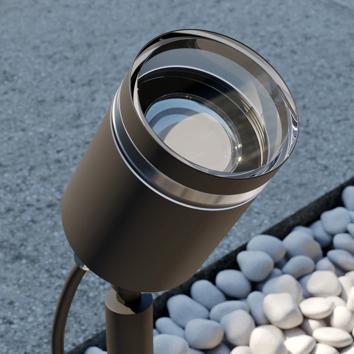 Lindby Margrit Erdspießstrahler, Dunkelgrau 5 Lindby Margrit Erdspießstrahler, Dunkelgrau – Bild 3