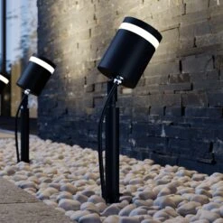 Lindby Margrit Erdspießstrahler, Dunkelgrau