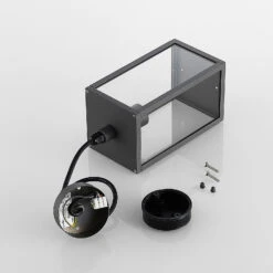 Lindby Filimon Außenpendellampe, Dunkelgrau, E27 -Heimbeleuchtung 9977049 8