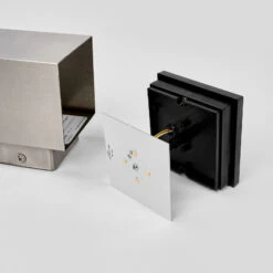 LED-Solar-Außenwandleuchte Tyson, Eckig, Klar 19 LED-Solar-Außenwandleuchte Tyson, Eckig, Klar -Heimbeleuchtung 9988126 8